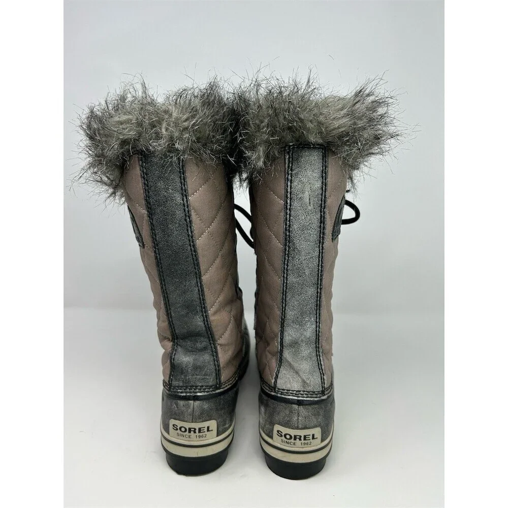 Sorel Tofino II Womens Winter Snow Boots Waterproof Lace Up Gray Taupe Size 10